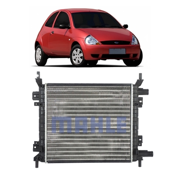 RADIADOR KA 1.0 1.6 ZETEC ROCAM 2000/2007 COM AR MAHLE