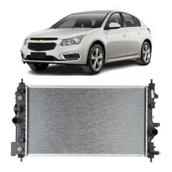 RADIADOR CHEVROLET CRUZE 2012 a 2014 1.8 COM AR DENSO
