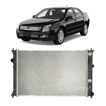 RADIADOR FORD FUSION 2006 a 2009 2.3 COM AR DENSO