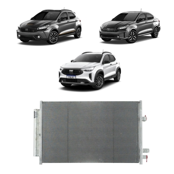 CONDENSADOR FIAT ARGO CRONOS 2018 a 2019 1.0 1.3 1.8 DENSO