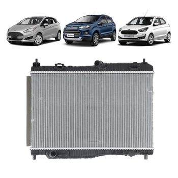 RADIADOR FORD ECOSPORT KA KA+ 2012 a 2019 1.0 1.6 2.0 COM E SEM AR FORD-AUTOMOVEIS