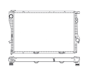 RADIADOR BMW 528I 540I 740I / IL 750I 1995 a 1998 2.8 4.4 5.4 COM AR NOTUS