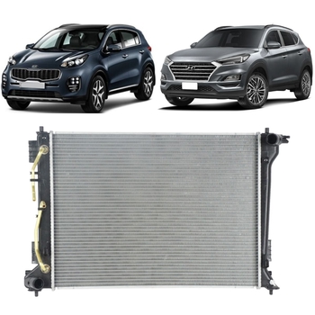 RADIADOR HYUNDAI KIA MOTORS SPORTAGE TUCSON 2017 a 2019 2.0 COM AR NOTUS