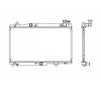 RADIADOR CHERY FACE 2010 a 2021 1.3 COM AR NOTUS