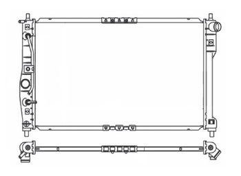 RADIADOR DAEWOO LANOS 1997 a 2001 1.6 COM E SEM AR NOTUS