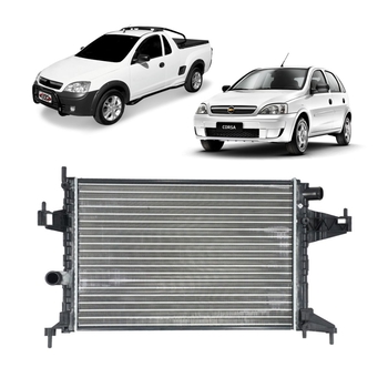 RADIADOR CHEVROLET CORSA MONTANA 2003 A 2013 1.0 1.4 1.8 MAHLE