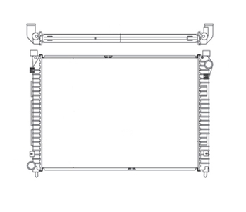 RADIADOR LAND ROVER FREELANDER 2000 a 2006 2.5 COM AR NOTUS