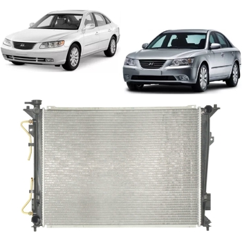 RADIADOR HYUNDAI AZERA SONATA 2006 a 2011 3.3 COM E SEM AR REACH RADIADORES