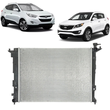 RADIADOR HYUNDAI KIA MOTORS IX35 SPORTAGE 2010 a 2014 2.0 COM AR NOTUS