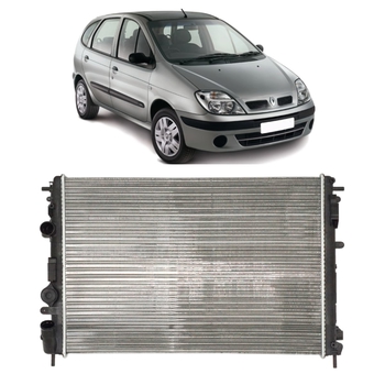 RADIADOR RENAULT SCENIC 1999 a 2001 1.6 2.0 COM E SEM AR VISCONDE-MODINE