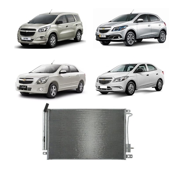 CONDENSADOR CHEVROLET COBALT ONIX HATCH PRISMA SPIN 2012 a 2016 1.0 1.4 1.4MPFI 1.8 DENSO