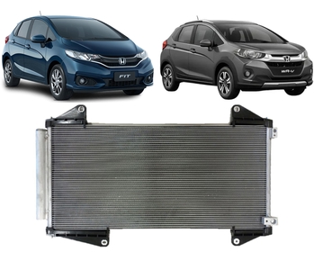 CONDENSADOR HONDA FIT 2014 a 2017 1.5 DENSO