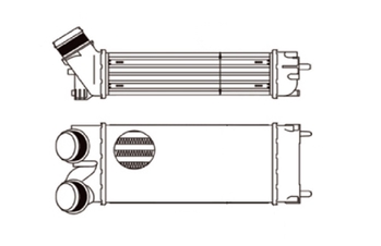 INTERCOOLER CITROEN PEUGEOT 3008 308 408 DS3 DS4 2011 a 2019 1.6 NOTUS