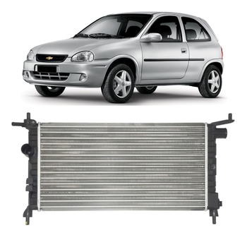 RADIADOR CHEVROLET CORSA 1994 a 2002 1.0 1.4 1.6 SEM AR VALEO