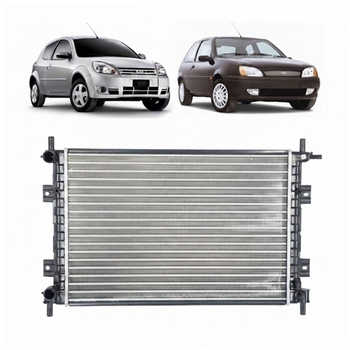 RADIADOR FORD COURIER FIESTA KA 2000 a 2015 1.0 1.6 COM E SEM AR MAHLE