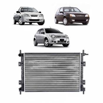 RADIADOR FORD COURIER FIESTA KA 2000 a 2015 1.0 1.6 COM E SEM AR MAHLE