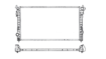RADIADOR FORD EDGE 2007 a 2014 3.5 COM E SEM AR REACH RADIADORES