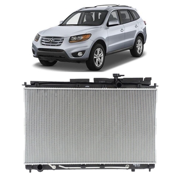 RADIADOR HYUNDAI SANTA FÉ 2007 a 2010 2.7 COM E SEM AR VISCONDE-MODINE