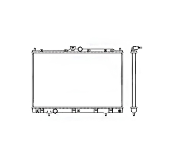 RADIADOR MITSUBISHI AIRTREK 2003 a 2008 2.4 COM AR REACH RADIADORES