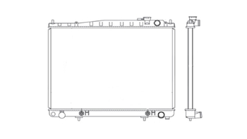 RADIADOR NISSAN PATHFINDER 1996 a 2001 3.3 COM E SEM AR NOTUS