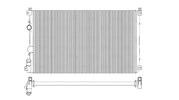 RADIADOR RENAULT MASTER 2003 a 2010 1.9 2.2 2.5 COM E SEM AR NOTUS