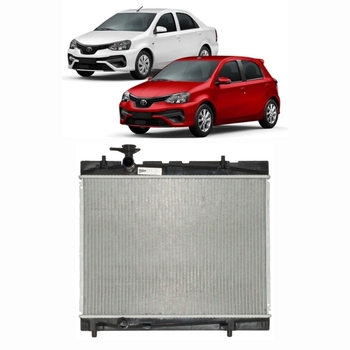 RADIADOR TOYOTA ETIOS 2012 a 2016 1.3 1.5 VALEO