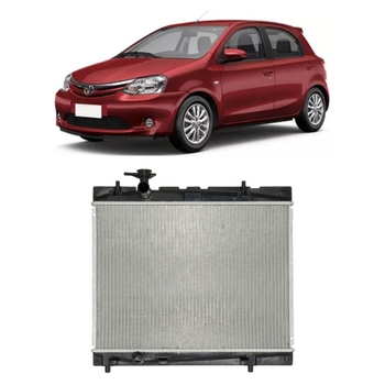 RADIADOR TOYOTA ETIOS 2012 a 2021 1.3 1.5 COM AR MAHLE