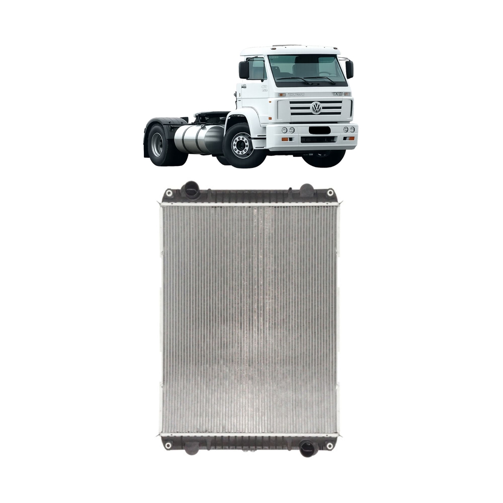 RADIADOR VW WORKER 17310 18310 23310 2000 A 2006 SEM LATERAL VISCONDE-